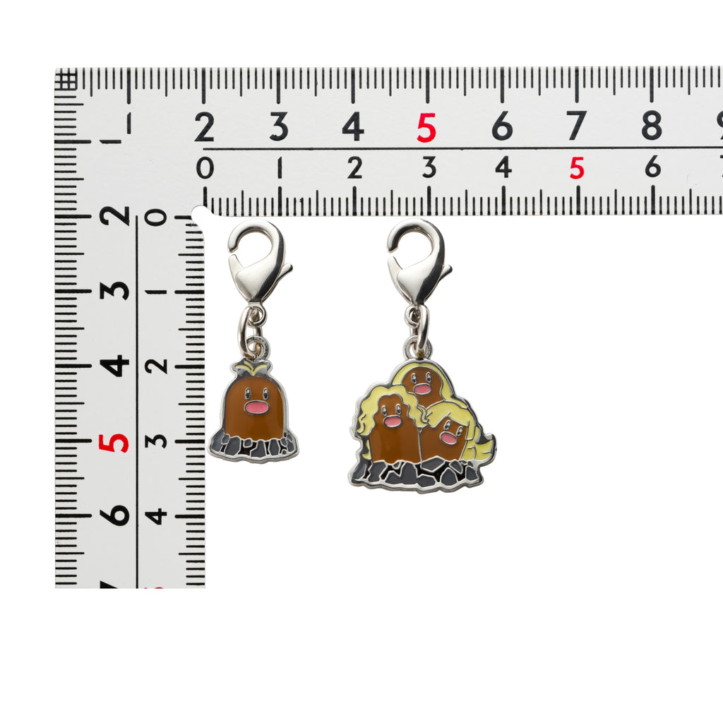 Pokemon Metal Charm A050/A051, official Pokemon Center Japan item, collectible charm from Japan