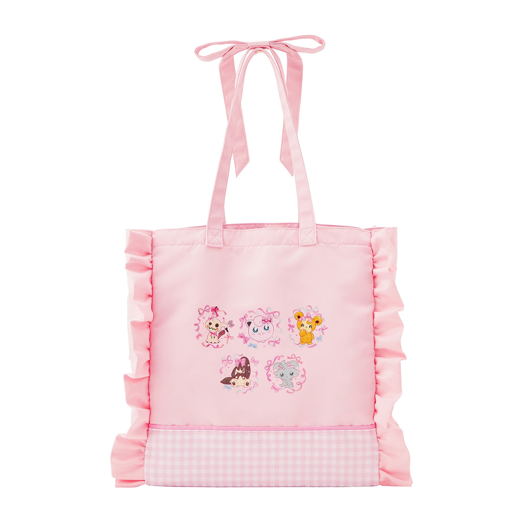 Frill tote bag Don’t Attack Me