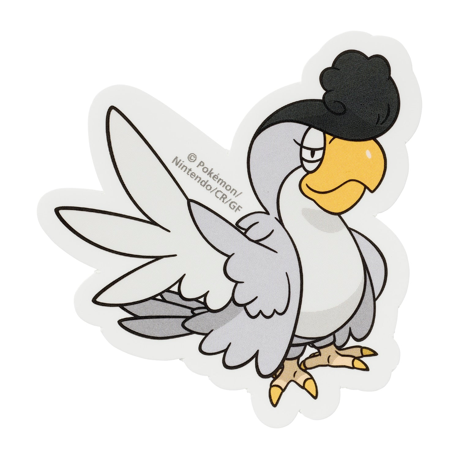 Pokemon Sticker Ikirinko White Feather featuring Squawkabilly, a colorful Parrot Pokemon from Japan