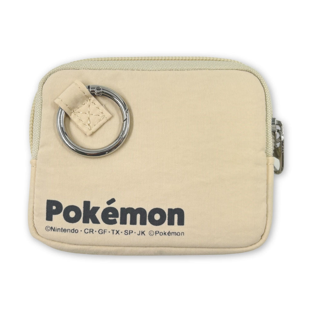 Slim mini pouch with carabiner color logo Wakka Mouse
