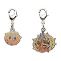 National Encyclopedia Metal Charm from Japan, featuring Pokemon character details