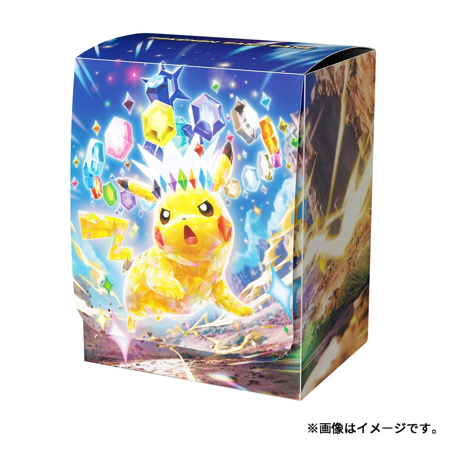 Pokémon TCG Deck Case – Terastal Type Stellar Pikachu | Japan Exclusive