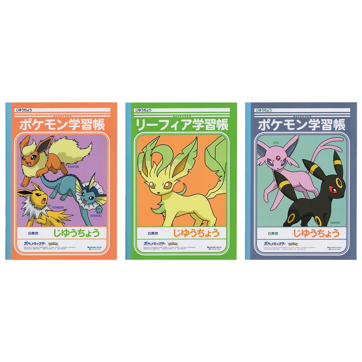 Pokemon Center Japan Study Book Set B5, showcasing rare collector details from Japan