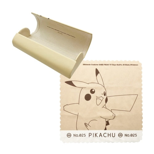 Authentic Japanese Pokemon glasses case with Pikachu design, sourced directly from Japan