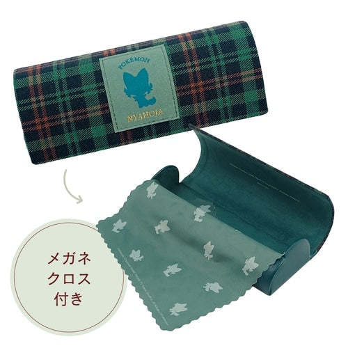 Authentic Pokemon glasses case, Sprigatito character, shipped from Japan