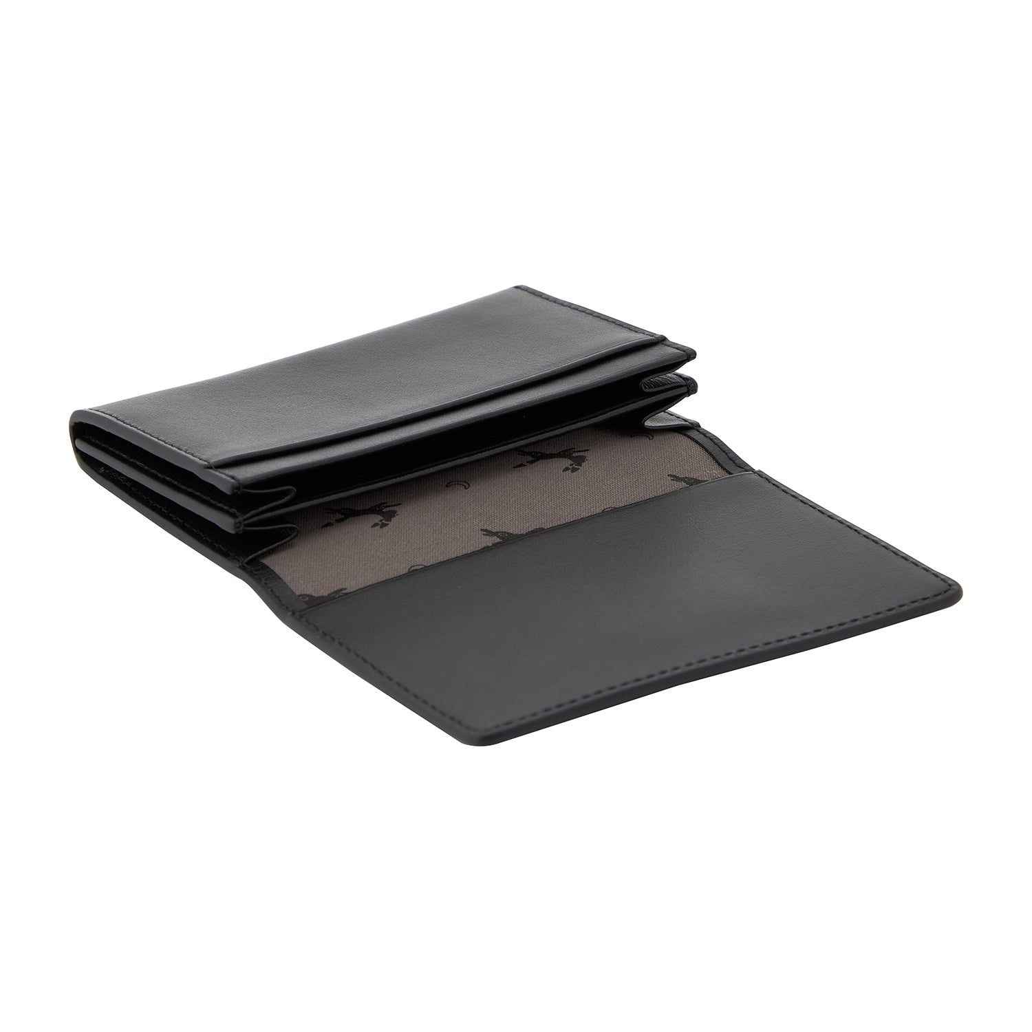 Genuine leather business card holder Blacky