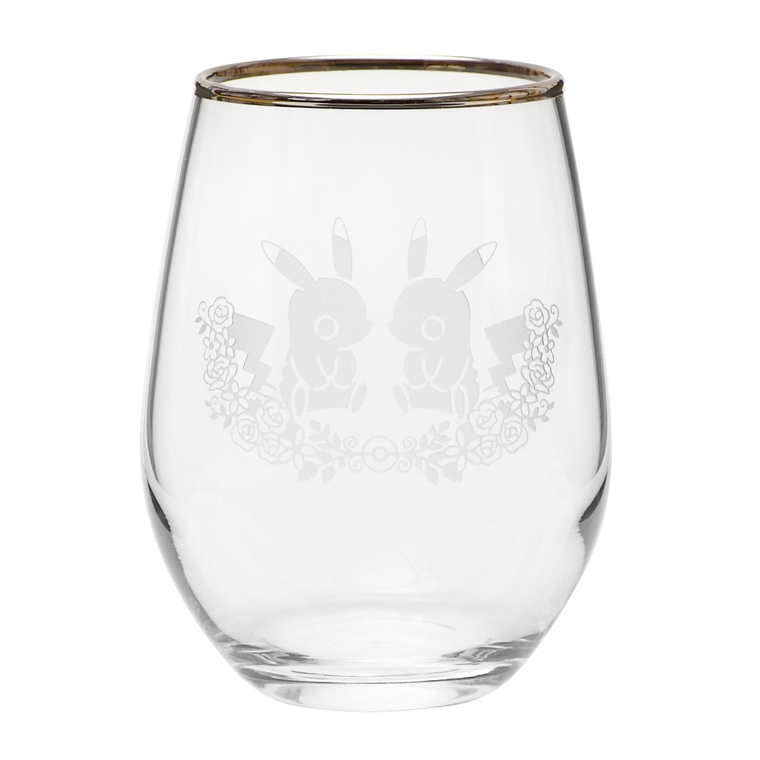 Pair glass set in wooden box Pokémon Garden Wedding