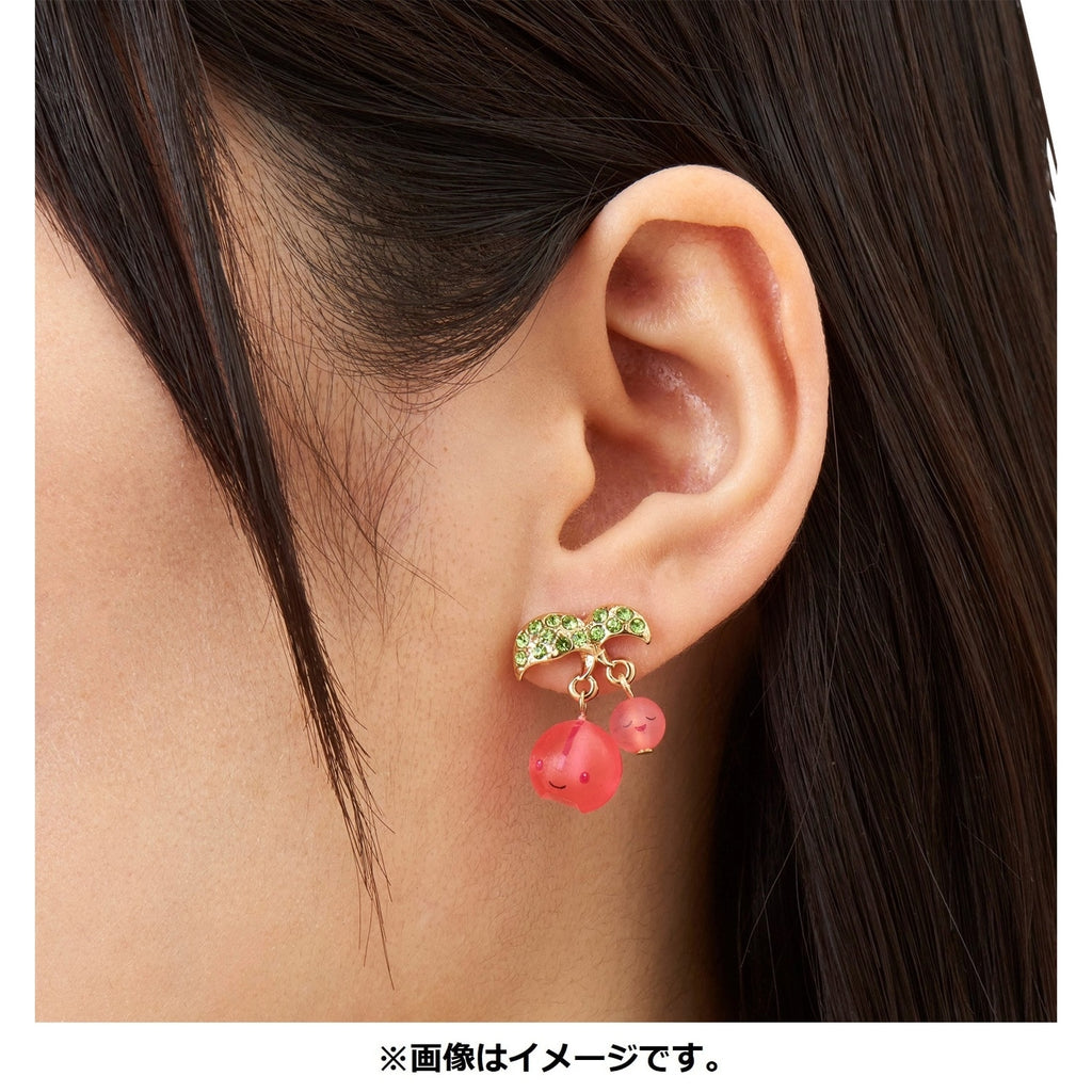 Pokémon earrings set with Cherimbo character, shipped from Japan