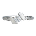 Pt950 Pikachu Tail Engagement Ring with intricate details from Japan