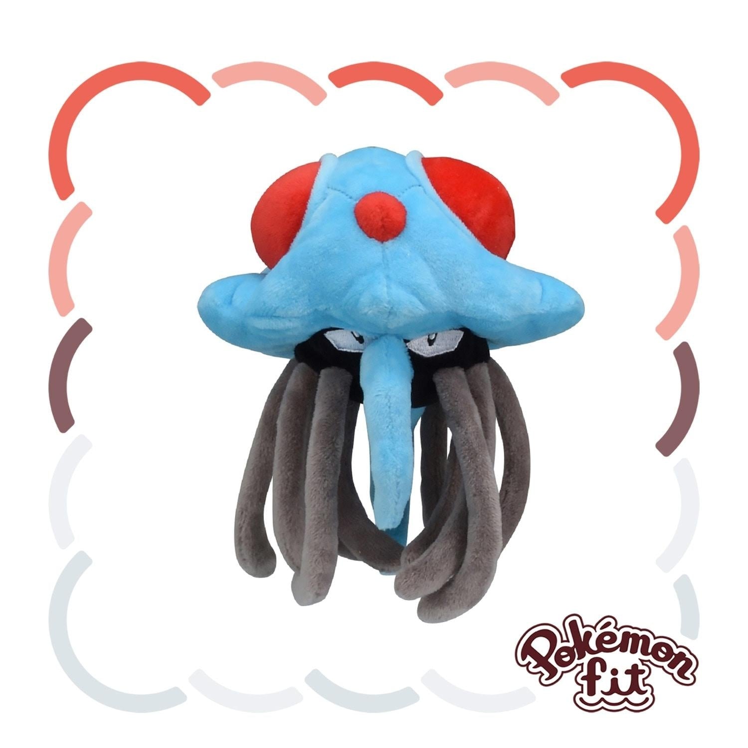 73 Stuffed Pokémon fit Doku Jellyfish plushie from Japan, cute Pokémon character