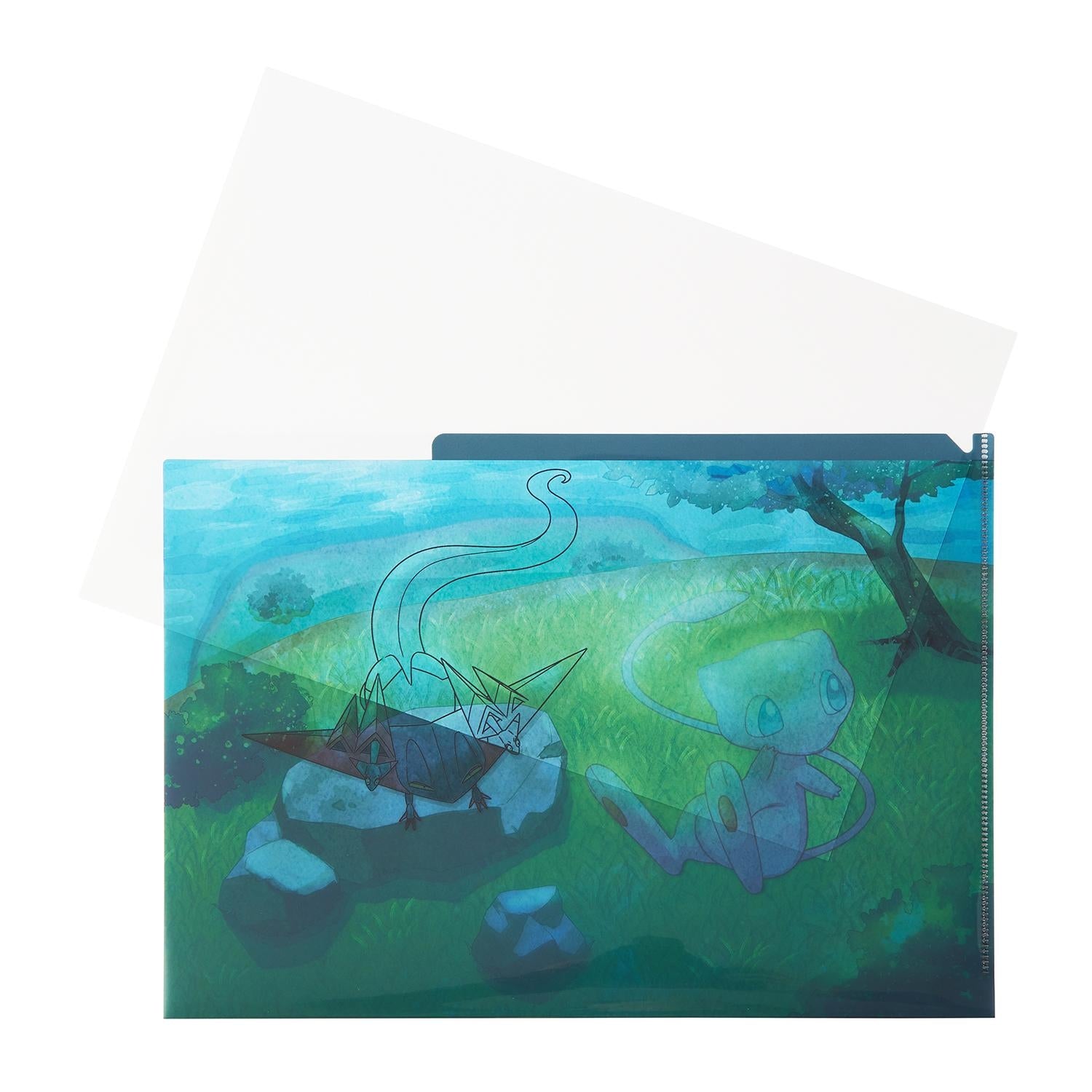 A4 2 pocket clear file Invisible to Me Dragapult