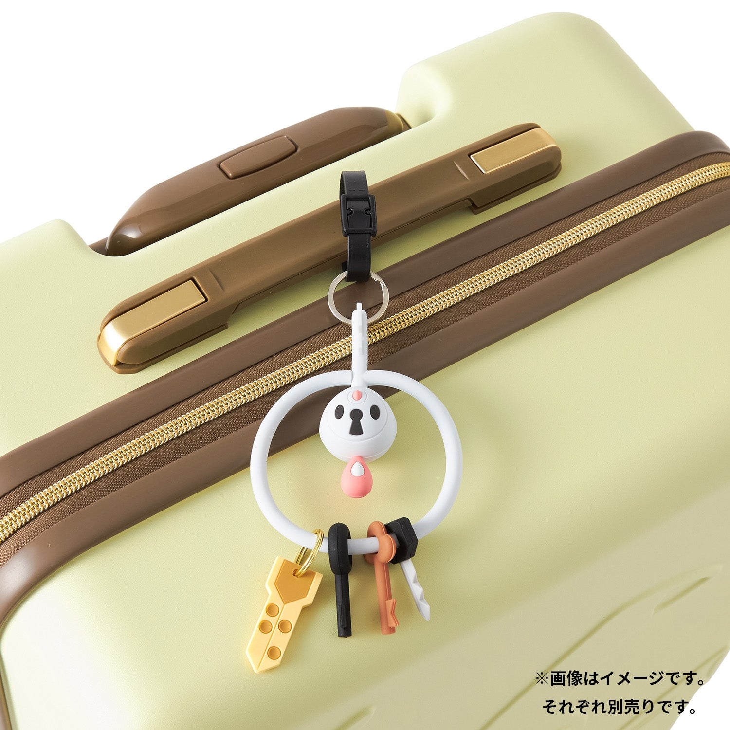 Official Pokemon Center Japan licensed Klefki luggage tag with unique design from Japan