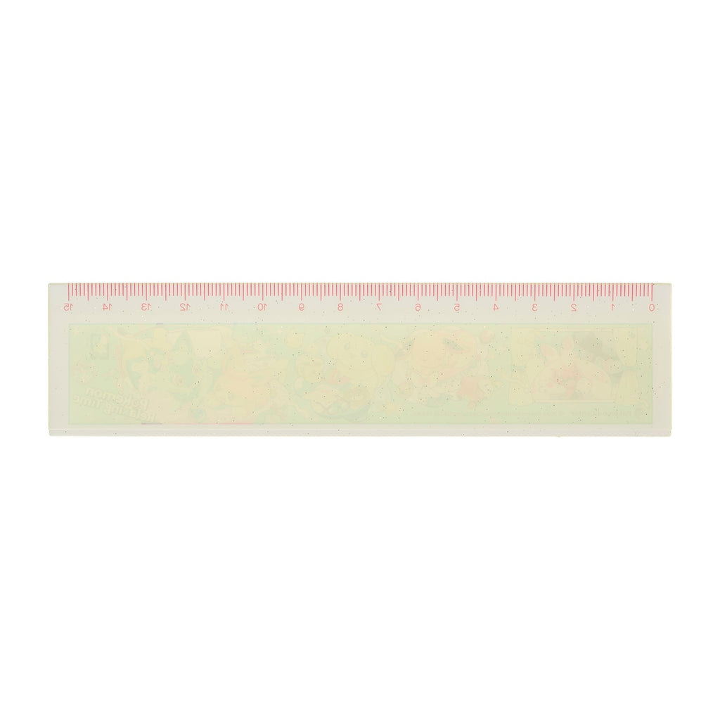 Authentic 15cm Pokémon Ruler with detailed design, sourced from Japan