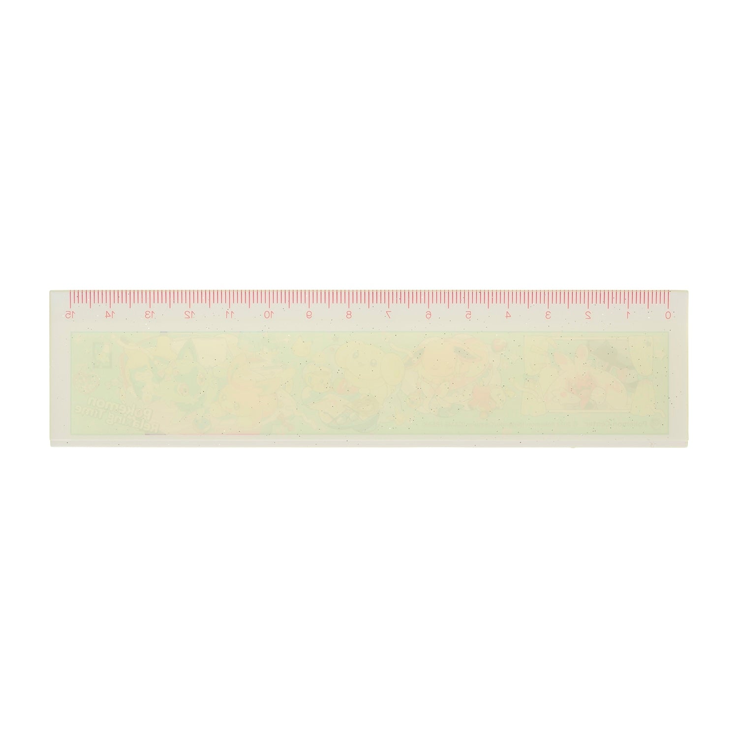 Authentic 15cm Pokémon Ruler with detailed design, sourced from Japan