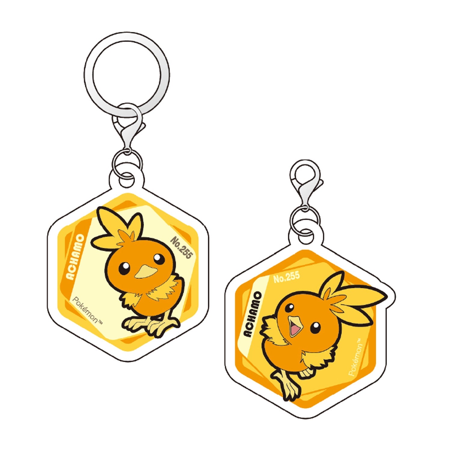 Achamo Acrylic Marker Charm set vol.2 featuring Torchic, from Japan