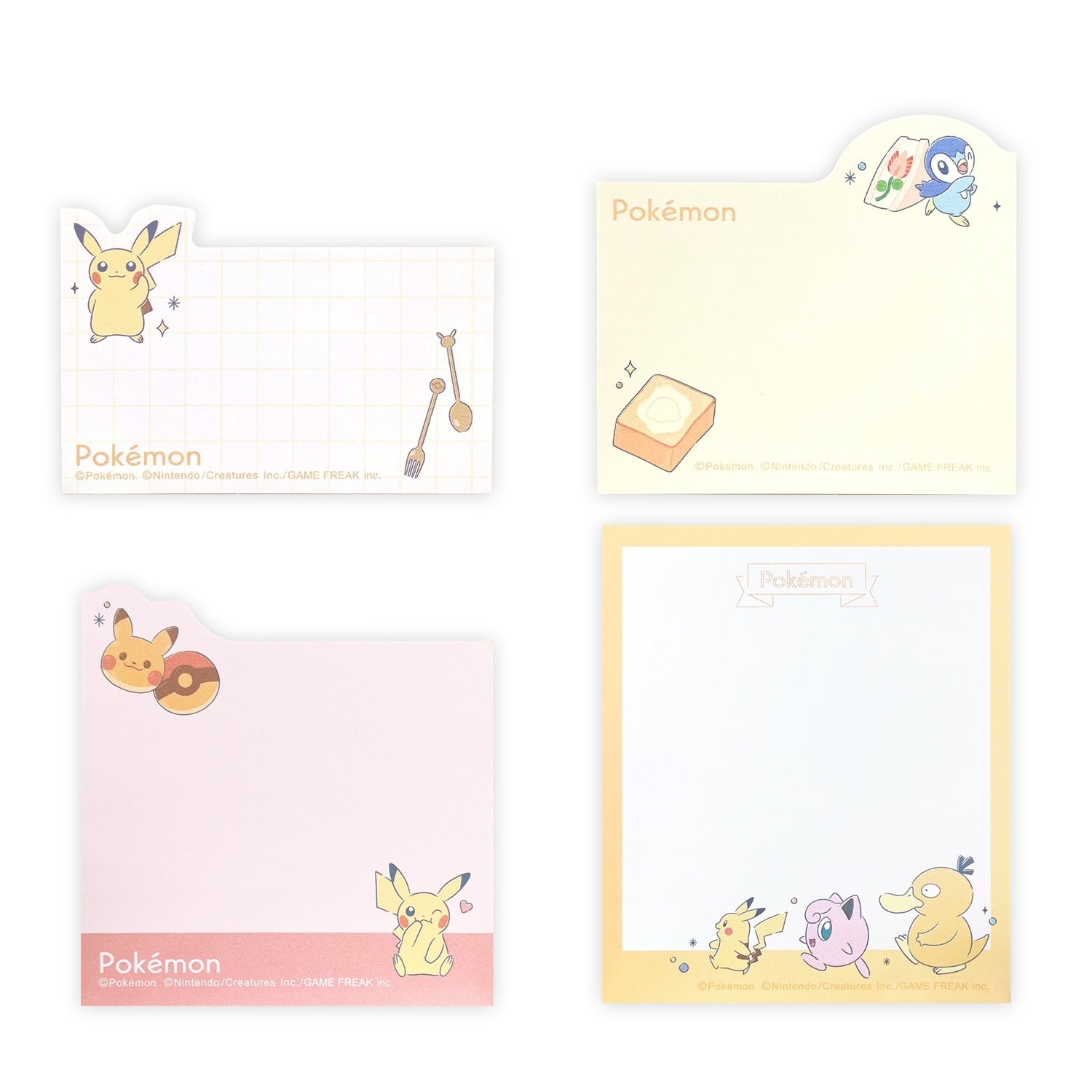 Close-up of PICK FUSEN/Yellow Pokemon item from Japan, showcasing official Pokemon Center Japan packaging