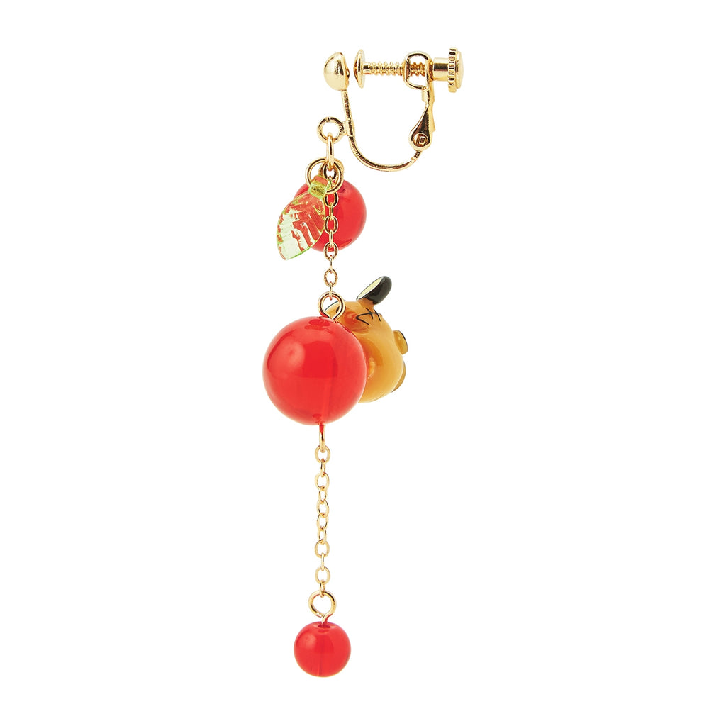 Close-up of Dedenne earrings, showcasing detailed anime-inspired design from Japan