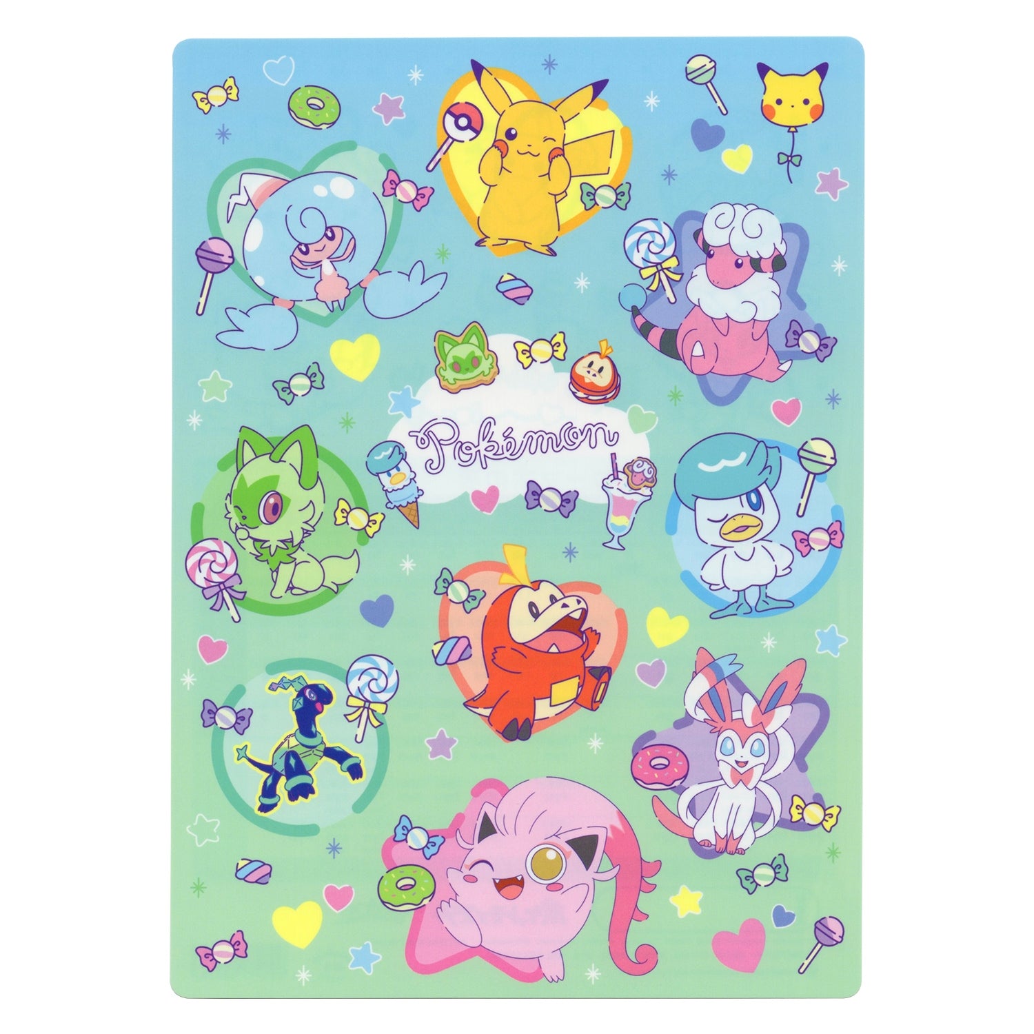 Pokemon Underlay Fancy Time collectible with vibrant design from Japan