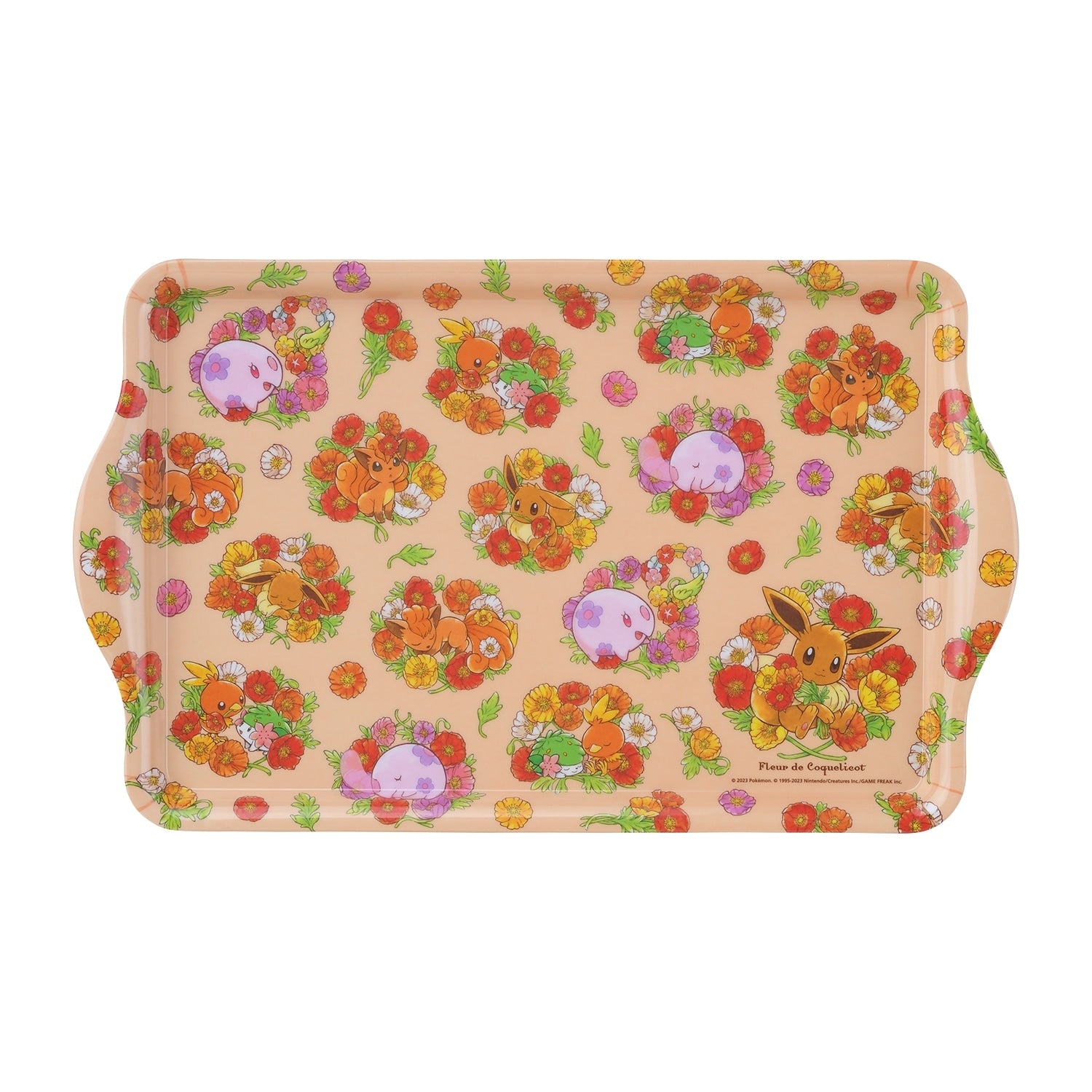Melamine tray Fleur de Coquelicot