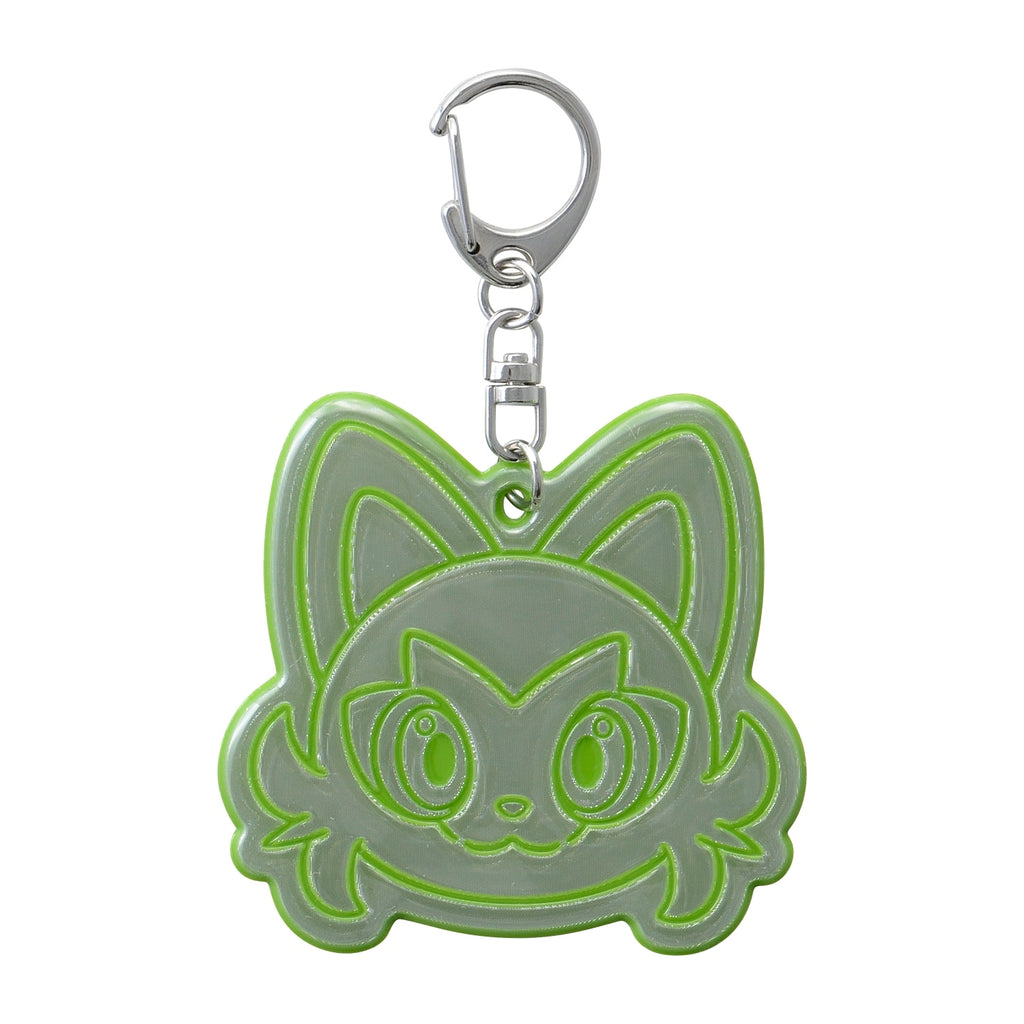 Nyaoha Reflector keychain with Sprigatito design from Japan