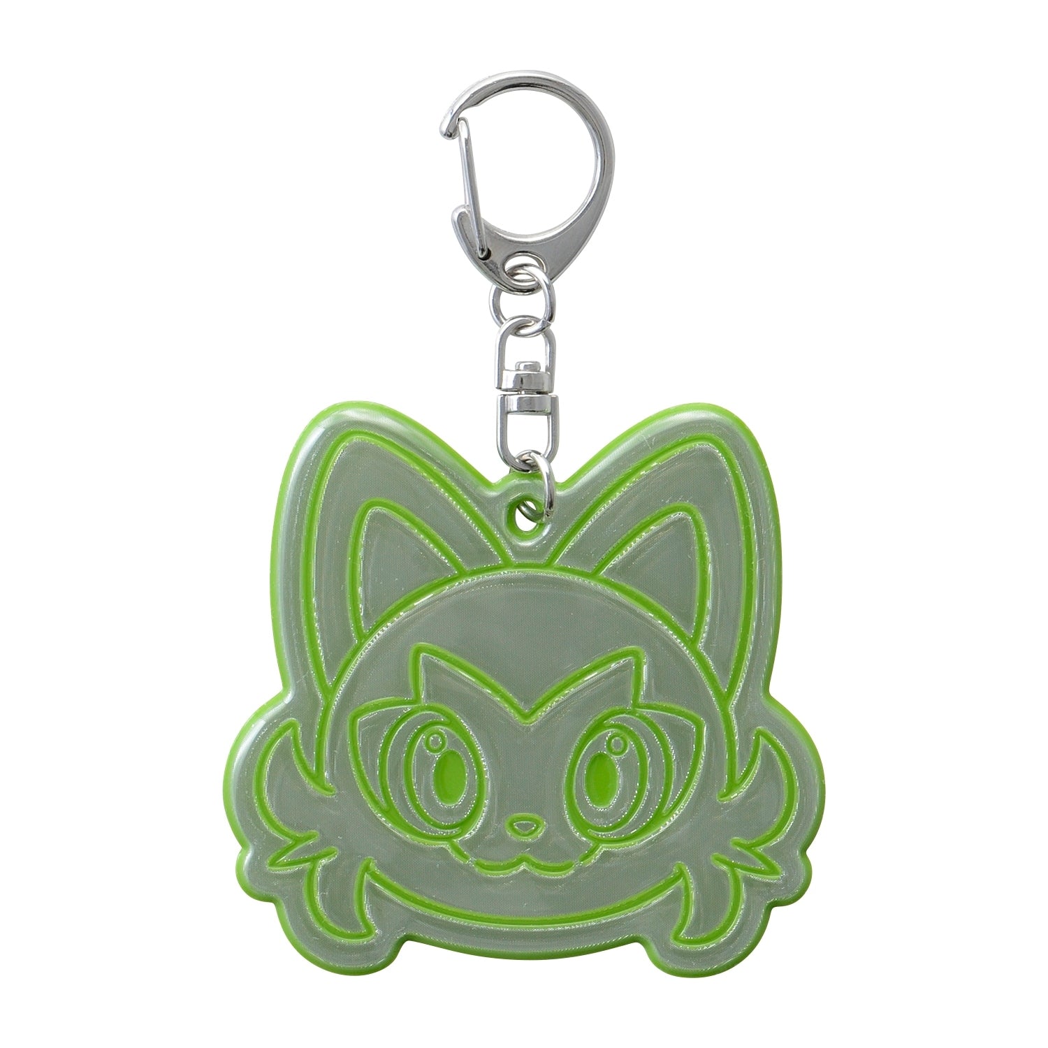Nyaoha Reflector keychain with Sprigatito design from Japan