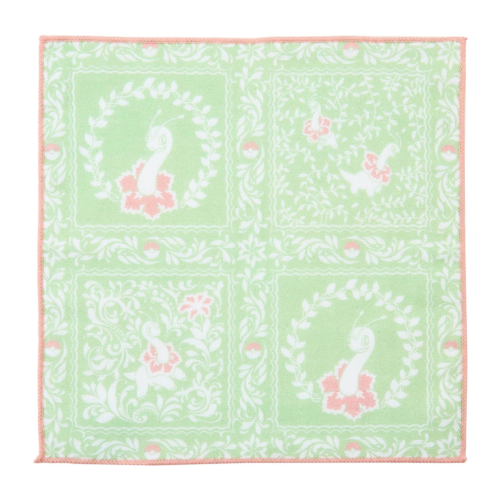 Meganium hand towel with vibrant pattern from Japan