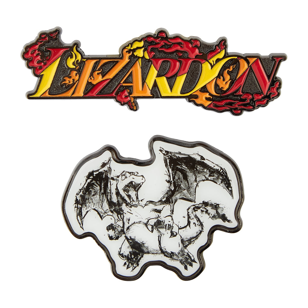 Pokemon LIZARDON pins set, enamel pin with detailed design from Japan
