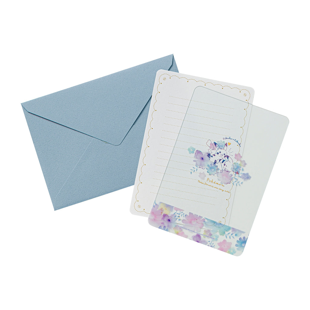 Greeting Card Multipurpose Pikachu Flowers
