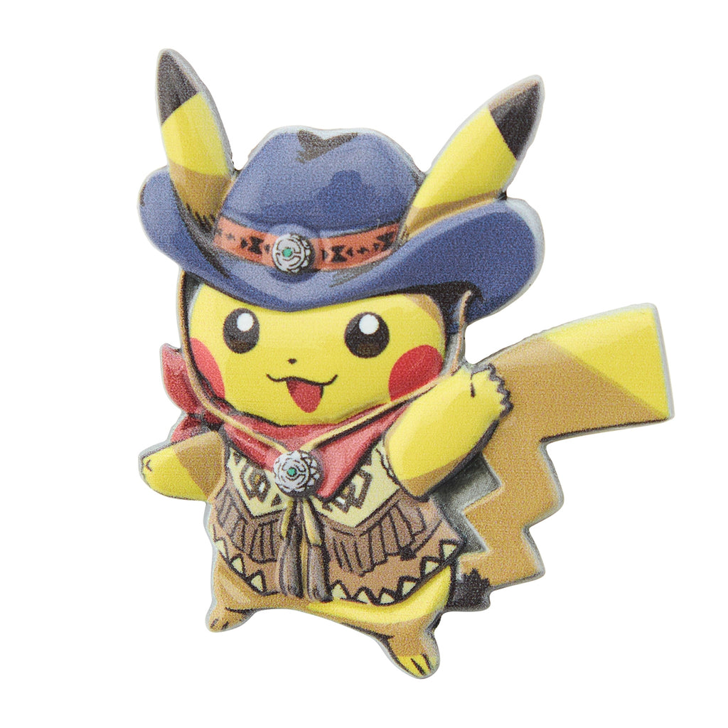 Pokemon metal pin collection from Japan, showcasing authentic licensing