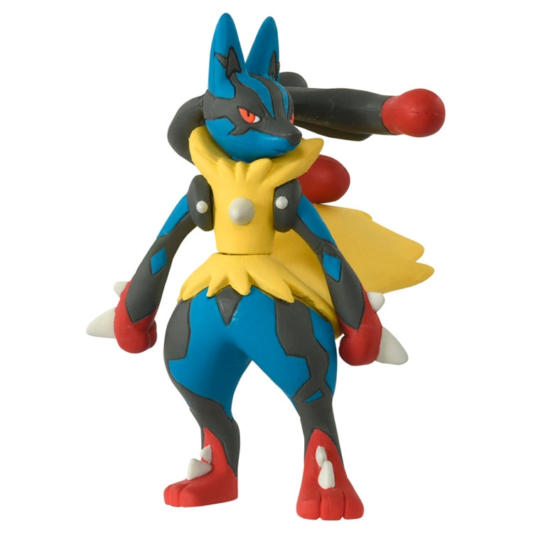 Moncolle Mega Lucario figure from Japan, dynamic pose