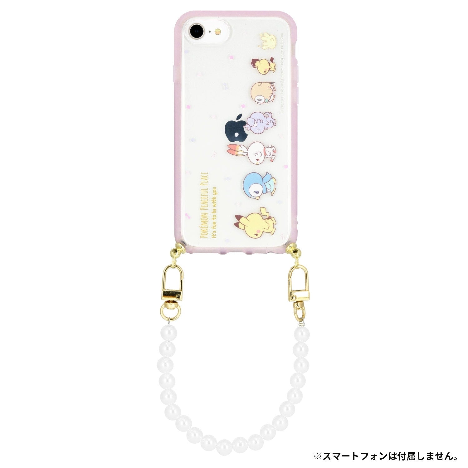 Pokepiece IIIIfit Strap_Pearl iPhoneSE (3rd/2nd generation)/8/7/6s/6 compatib...