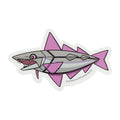 Pokemon Sticker Migalusa from Japan, featuring Water/Psychic-type Paldea Pokemon
