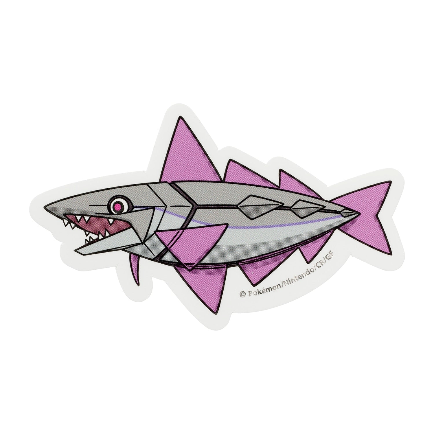 Pokemon Sticker Migalusa from Japan, featuring Water/Psychic-type Paldea Pokemon