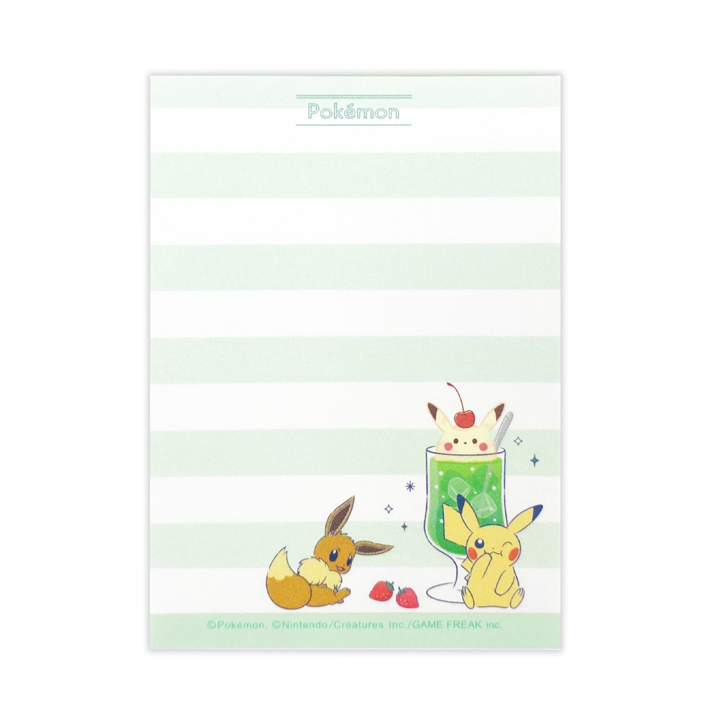 Mini memo snack time collectible item with Pokemon logo and Japanese design
