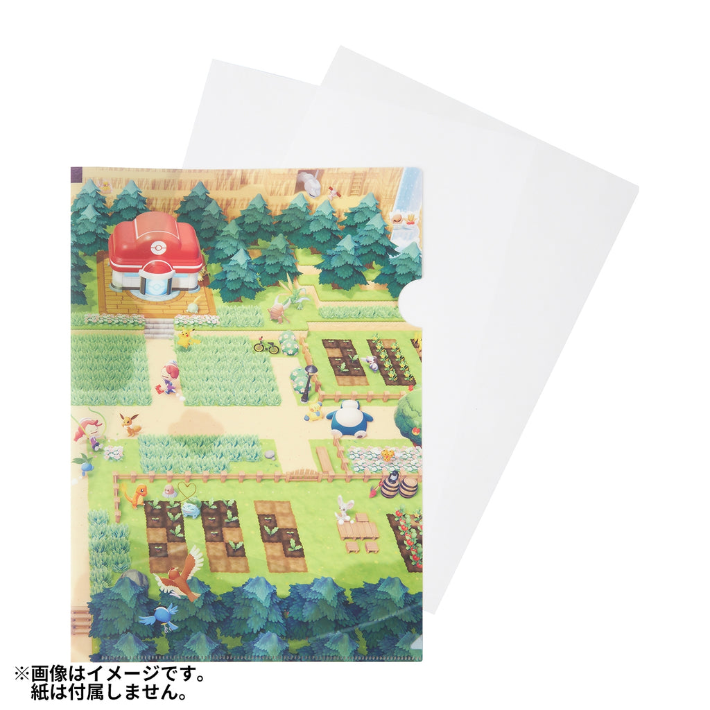 A4 clear file set of 2 Poko A Pokemon