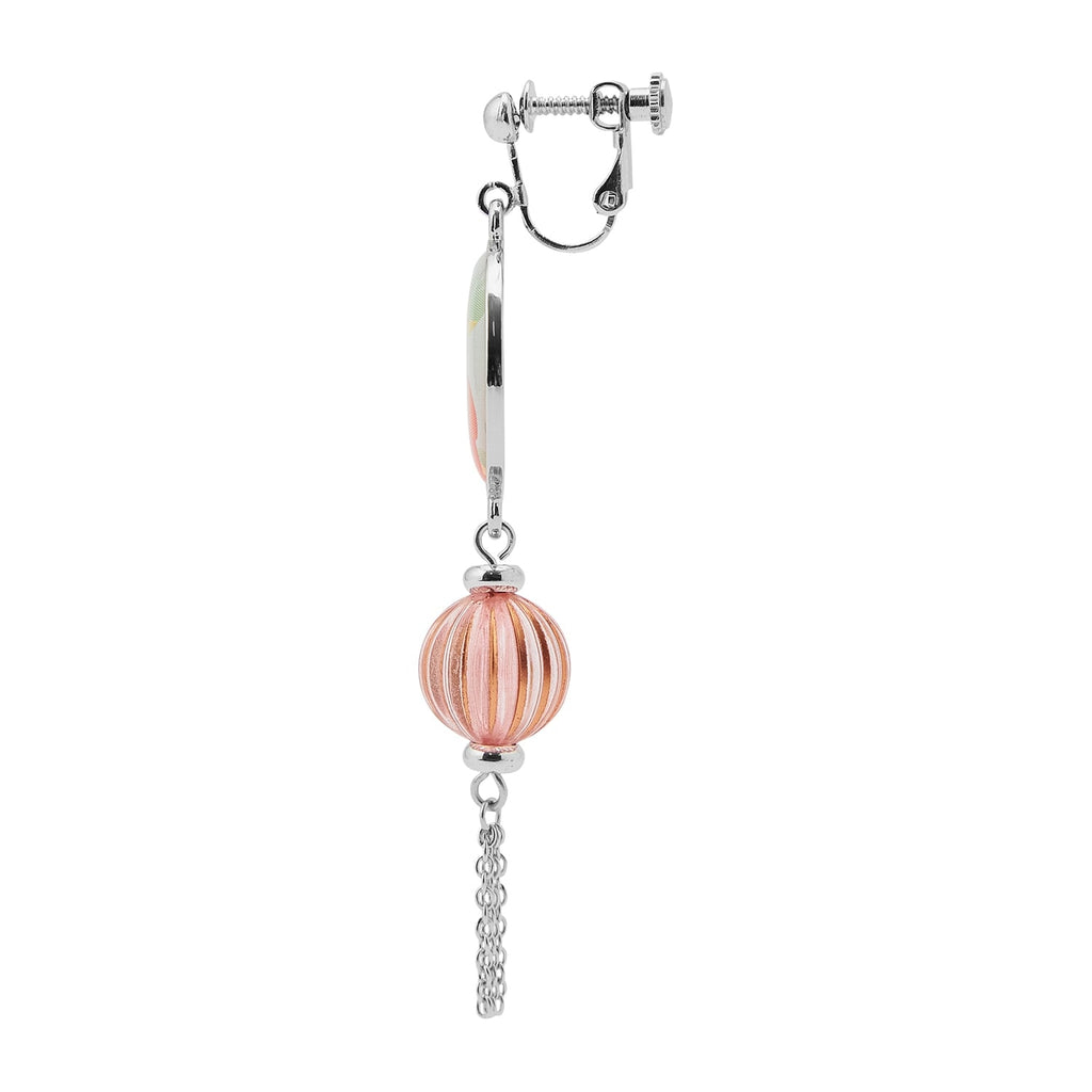 Authentic Japanese Pokemon earrings with detailed beads and plate, shipped from Japan