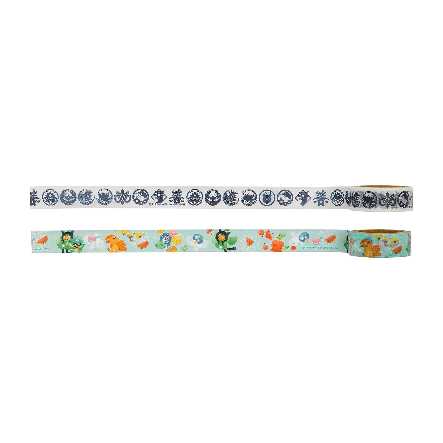 Set of 2 masking tapes Summer Festival & Poke Crest Kitakami no Sato