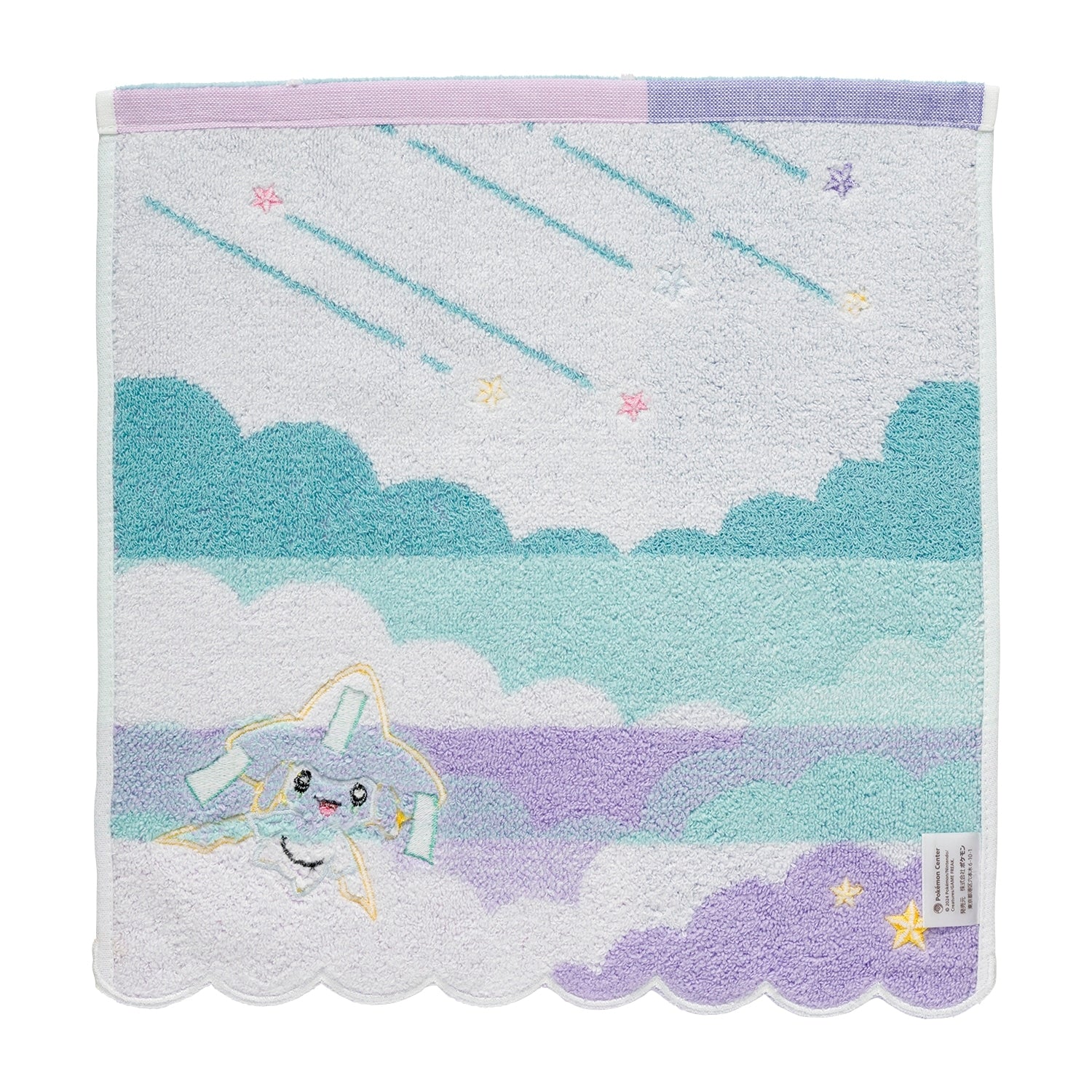 Authentic Pokemon Jirachi towel from Japan, with vibrant anime character visuals