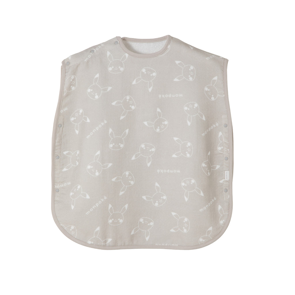 Monpoke Pikachu Baby Bath Poncho Gray