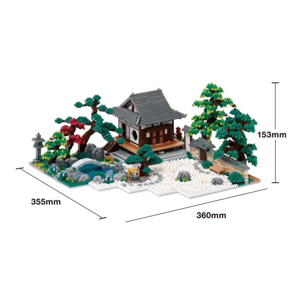 Nanoblock Japanese Garden Deluxe Edition