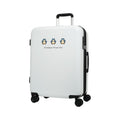 Pixel Art Suitcase M White Snorlax from Japan, featuring a sleeping Snorlax design