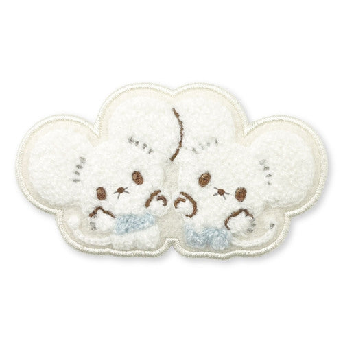 Sagara Badge Wakka Mouse pin, official Pokemon Center Japan item with Tandemaus design from Japan