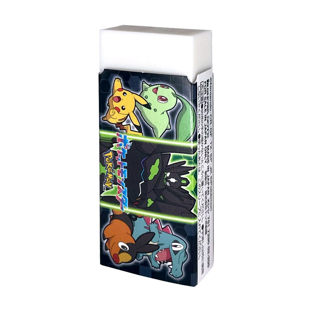 Pokemon Mono Eraser Mega Series from Japan, featuring colorful eraser designs