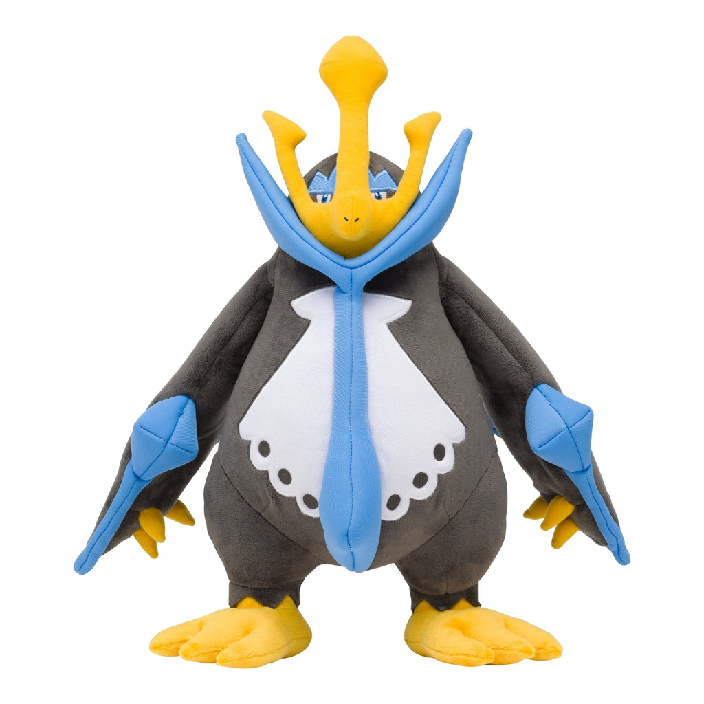 Pokemon Emperto plush toy, soft and cuddly, made in Japan