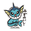 B-SIDE LABEL Pokemon Sticker 134, colorful anime design, from Japan