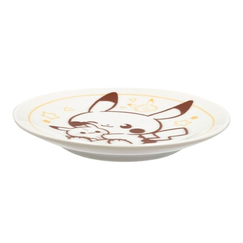 Set of 2 small plates, stuffed toy, poke piece