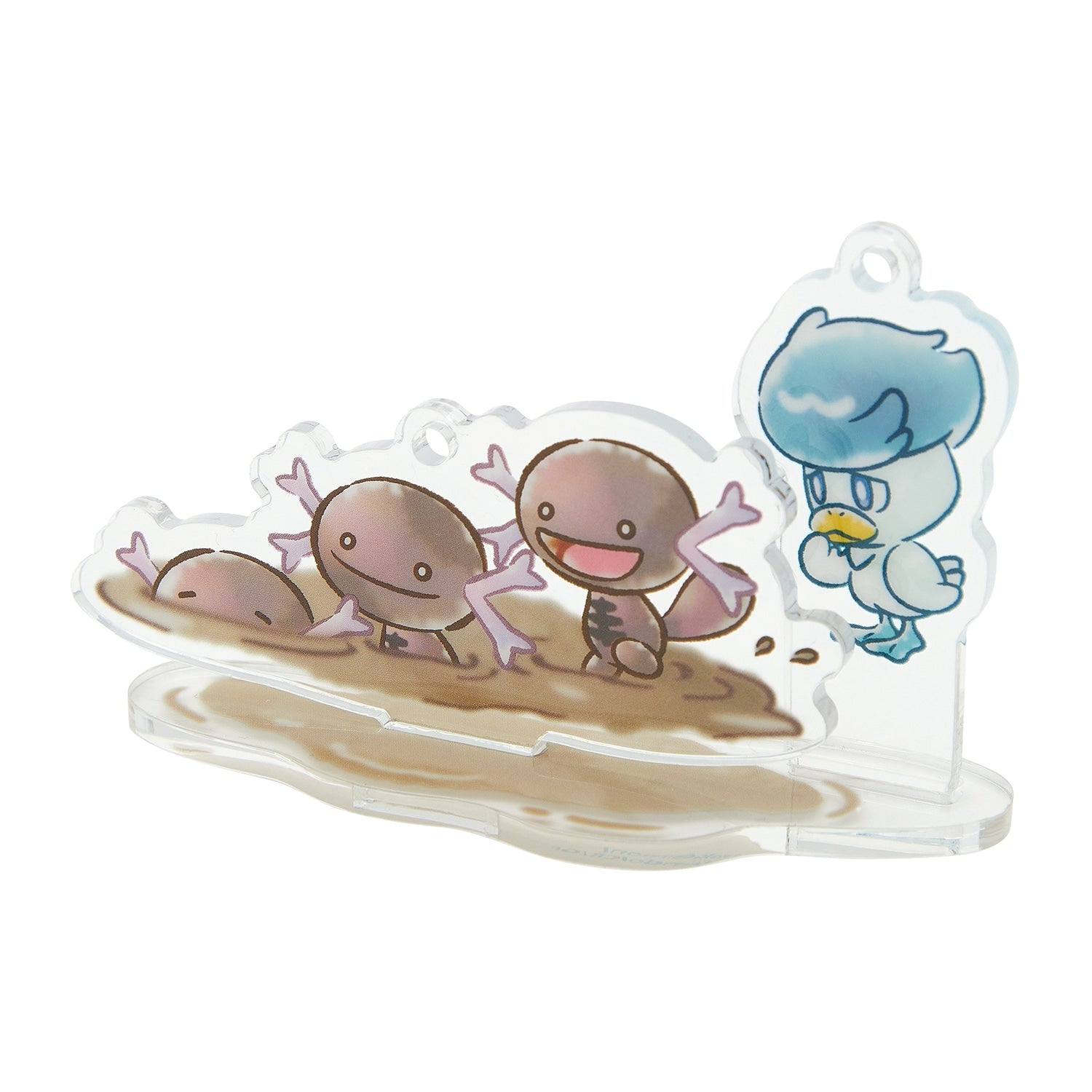 Collectible Quaxly charm from Japan with Pokemon Center Online packaging