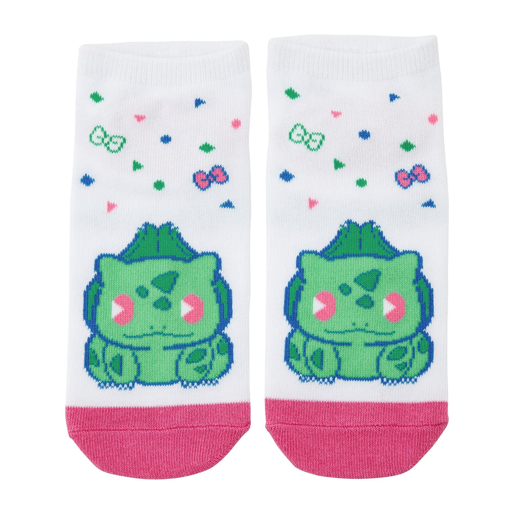Bulbasaur socks with green grass design from Japan