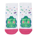 Bulbasaur socks with green grass design from Japan