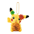 Mascot Pikachu plushie from Japan with Momiji Manju design